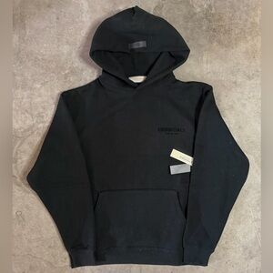 Black Essentials Hoodie